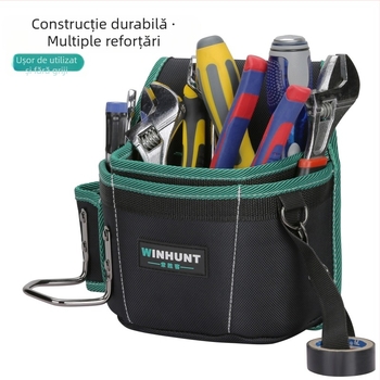 Frequent Visitors Geantă de talie din pânză pentru unelte WH142 – durabilă, ușoară, cu buzunare multiple pentru unelte