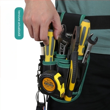 Frequent Visitors Geantă de talie din pânză pentru unelte WH142 – durabilă, ușoară, cu buzunare multiple pentru unelte