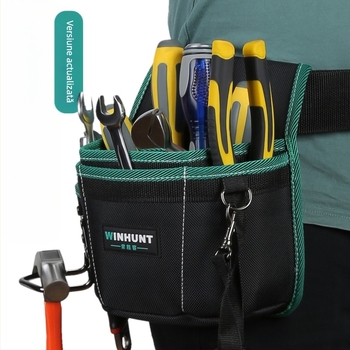 Frequent Visitors Geantă de talie din pânză pentru unelte WH142 – durabilă, ușoară, cu buzunare multiple pentru unelte