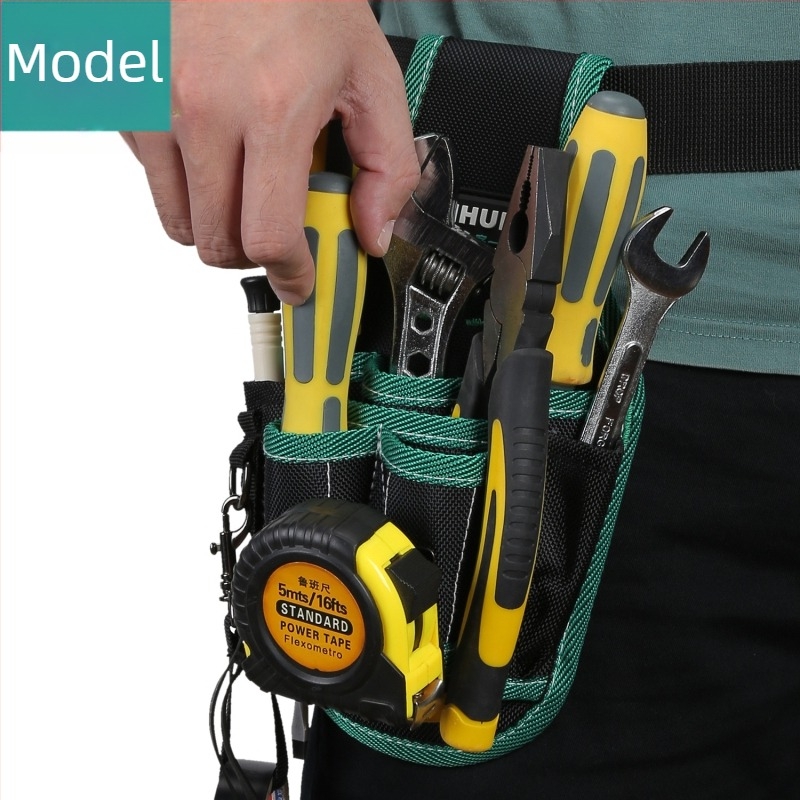 Frequent Visitors Geantă de talie din pânză pentru unelte WH142 – durabilă, ușoară, cu buzunare multiple pentru unelte