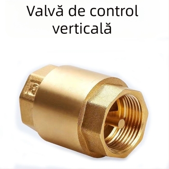 Supapă de sens din alamă, verticală, pentru conductă de apă, stil modern minimalist