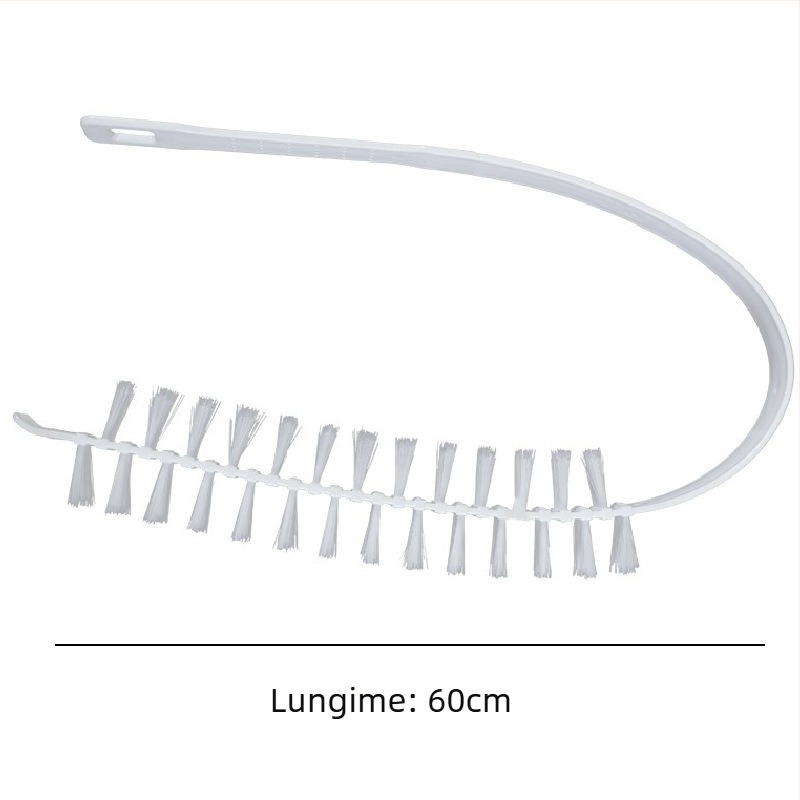 Perie pentru curățarea tamburului mașinii de spălat, cu peri lungi pentru interiorul pereților și cilindrului — plastic, fără demontaj