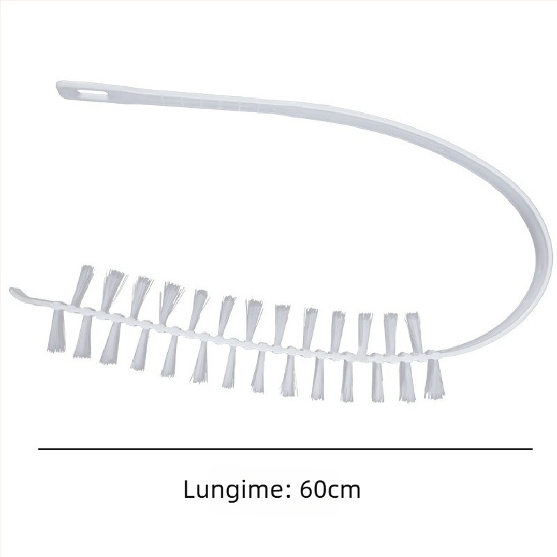 Perie pentru curățarea tamburului mașinii de spălat, cu peri lungi pentru interiorul pereților și cilindrului — plastic, fără demontaj