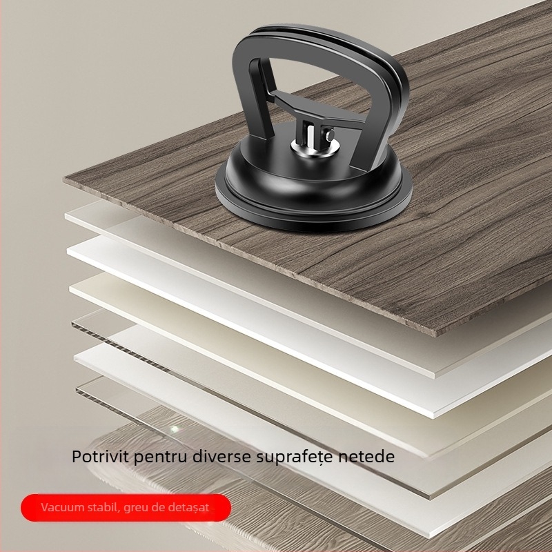 Cuplă vid din aliaj de aluminiu pentru sticlă, cu opțiuni 1/2/3 gheare pentru manipularea plăcilor ceramice – construcție robustă, aspirație puternică