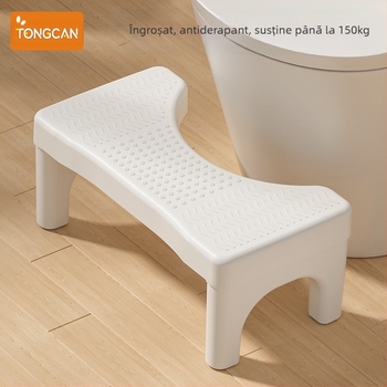 Scaun de sprijin pentru toaletă din PP – utilizare casnică, nepliabil, marca Tong Can