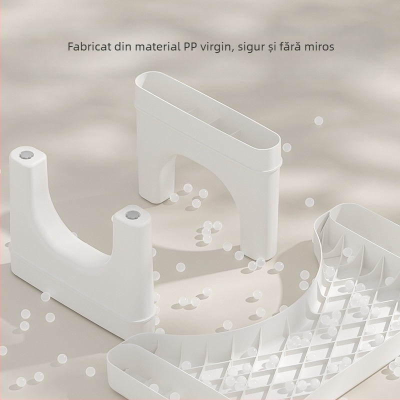 Scaun de sprijin pentru toaletă din PP – utilizare casnică, nepliabil, marca Tong Can