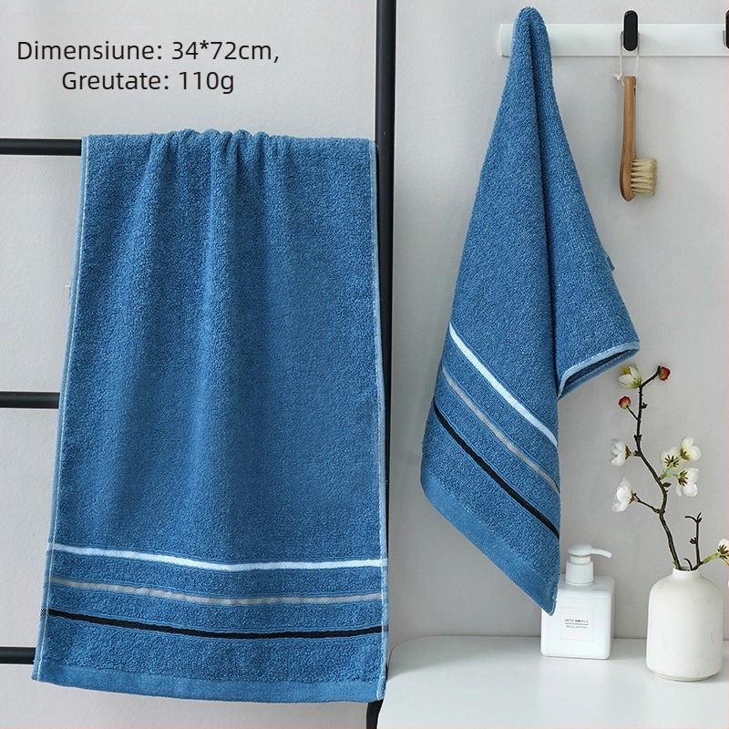 Prosop de față și pentru uz zilnic – poliester-pamuk, 14 fire, greutate 100–120 g, personalizare posibilă