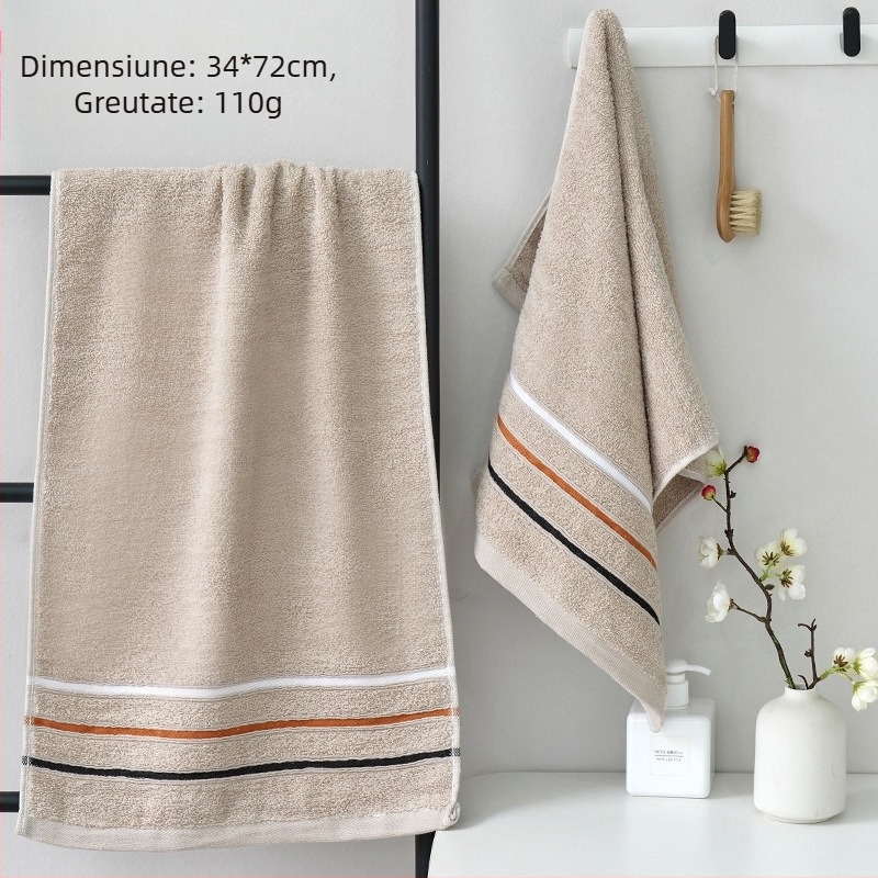 Prosop de față și pentru uz zilnic – poliester-pamuk, 14 fire, greutate 100–120 g, personalizare posibilă