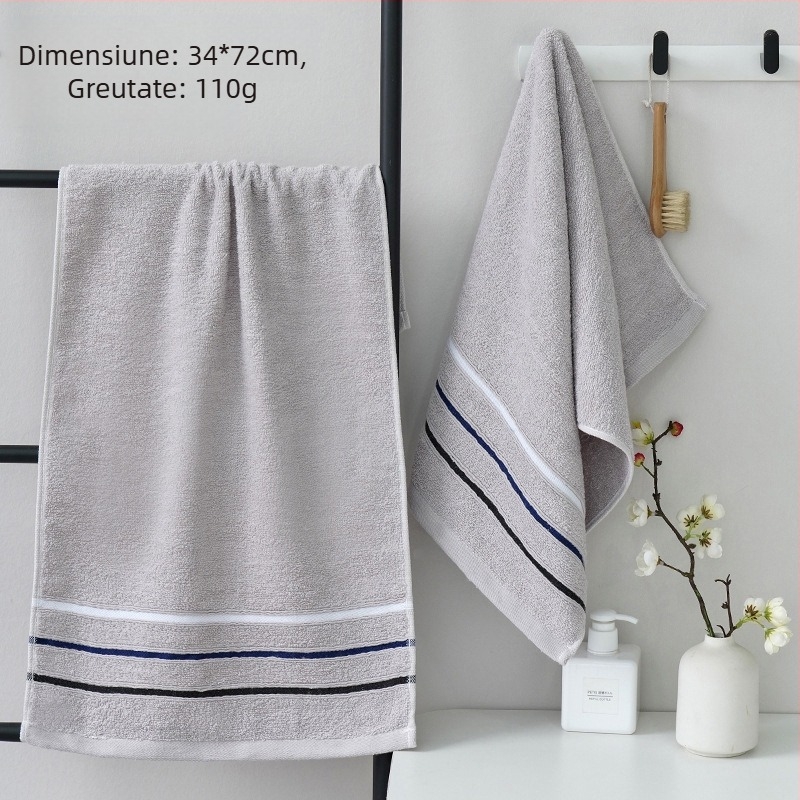 Prosop de față și pentru uz zilnic – poliester-pamuk, 14 fire, greutate 100–120 g, personalizare posibilă