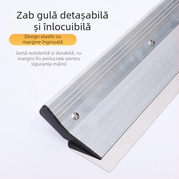 Spatulă de ipsos din aliaj de aluminiu pentru nivelare pereți — Ruida, model Putty scraper, unealtă de decor pentru casă