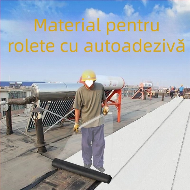 Material de hidroizolație pentru acoperiș și reparații ale scurgerilor, rulă izolatoare autoadezivă pe bază de SBS; cauciuc și plastic; formă stratificată; suprafață concavă și convexă; marcă Southern Star; rezistent la umezeală.