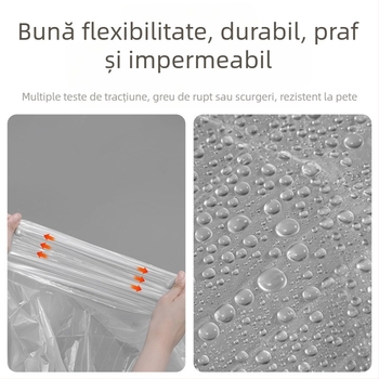 Huse de scaun auto, de unică utilizare, pentru scaunele din față și din spate, rezistente la praf și apă, 100% plastic virgin, film suflat