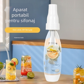 Mașină de sifonat băuturi, model qsj001, pentru uz casnic, capacitate 1000 ml, control cu buton, pompă rotativă