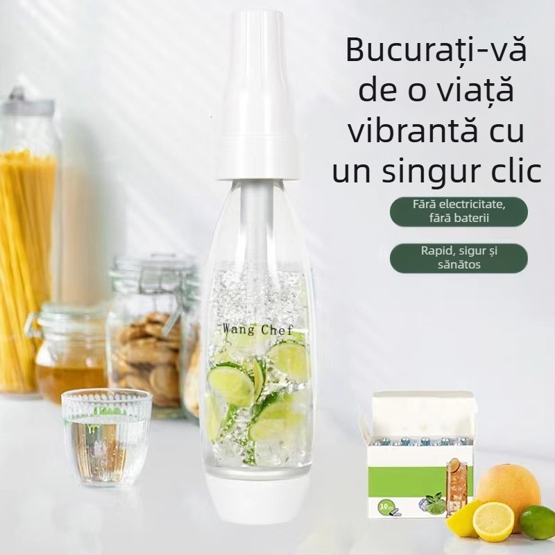 Mașină de sifonat băuturi, model qsj001, pentru uz casnic, capacitate 1000 ml, control cu buton, pompă rotativă
