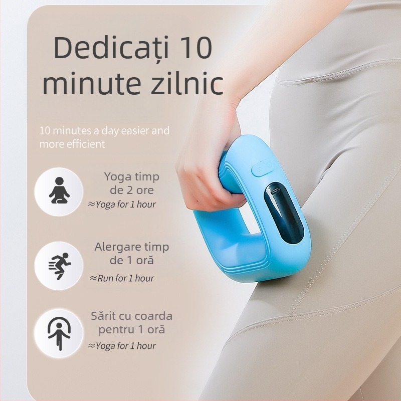 Masajer percutant mini, zgomot redus, viteze multiple, alimentare USB, pentru cap până la picioare, carcasă ABS