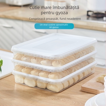 Cutie de depozitare pentru frigider, stil japonez, Shengleju, material PP, portabil, sigilată