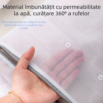 Sac de spălat din plasă de poliester pentru mașina de spălat, plasă fină, anti-deformare, Han Feizi, stil modern minimalist, 2021