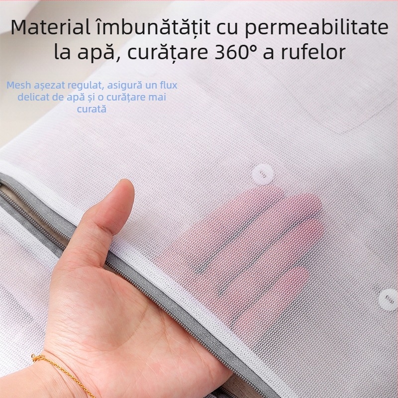Sac de spălat din plasă de poliester pentru mașina de spălat, plasă fină, anti-deformare, Han Feizi, stil modern minimalist, 2021