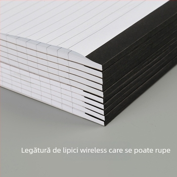 Bloc de notițe pentru procese-verbale cu pagini despărțibile | Legătură cu adeziv | 25 pagini | Hârtie 80 g/m² | Copertă: Hârtie