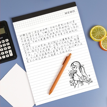 Bloc de notițe pentru procese-verbale cu pagini despărțibile | Legătură cu adeziv | 25 pagini | Hârtie 80 g/m² | Copertă: Hârtie