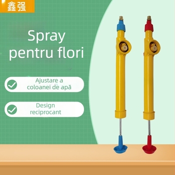 Stropitor | Acționare manuală cu aer, model cu tijă metalică cu cap din cupru, material PP, potrivit pentru arborele de ceai, legume, gazon, pomi fructiferi și gard viu de-a lungul drumului