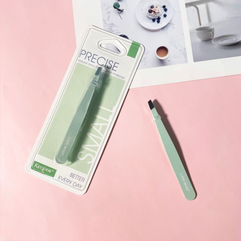 Colorful Fenling set pentru sprânene: clips pentru sprânene și pensetă, oțel inoxidabil, vârfuri unghiulate, pentru îngrijirea sprânenelor și a genelor