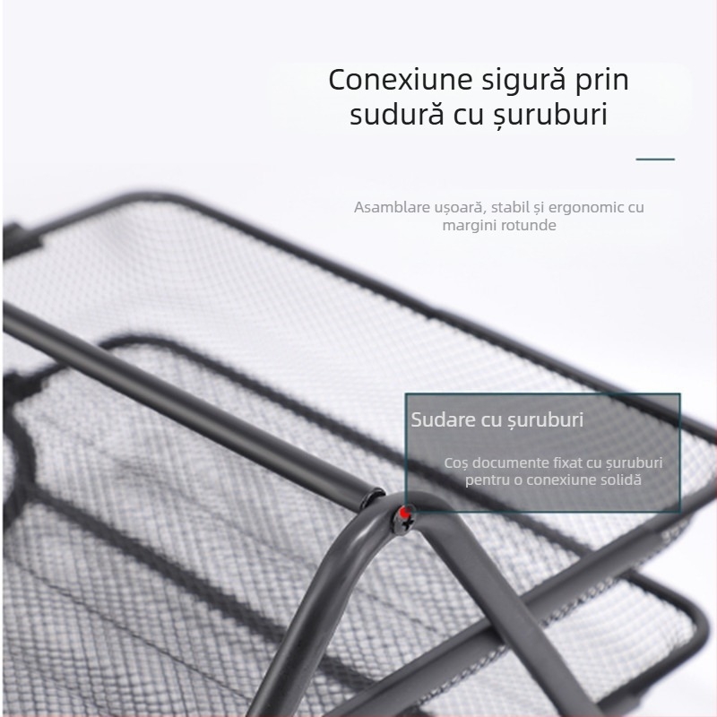 Coloană de fișiere metalică, 4 niveluri, model CQY-2004-4, personalizare disponibilă