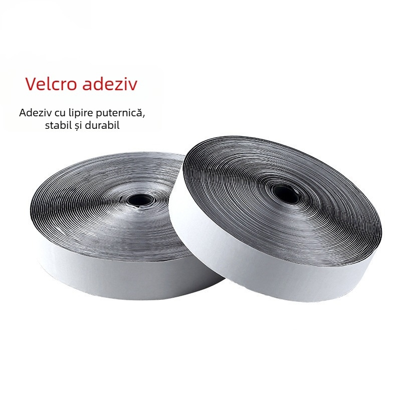 Organizator magic din nylon cu Velcro, autoadesiv, pentru haine, textile de casă și uz industrial — fără marcă