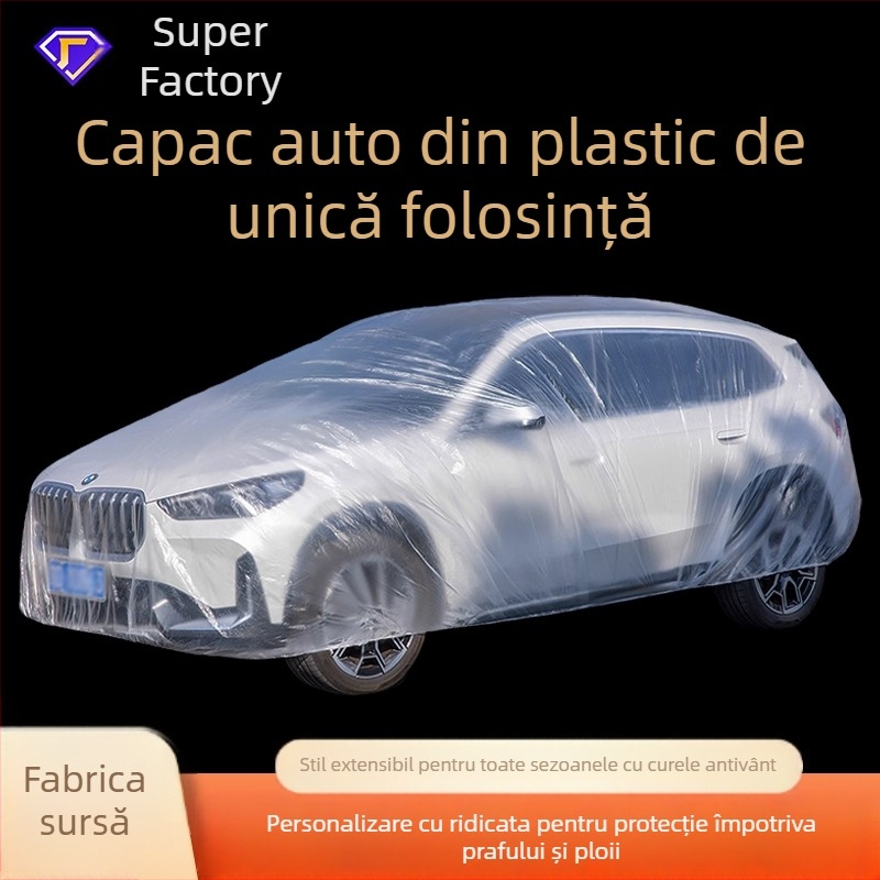Husă auto, universală pentru toate anotimpurile, plastic îngroșat, turnare prin extrudare