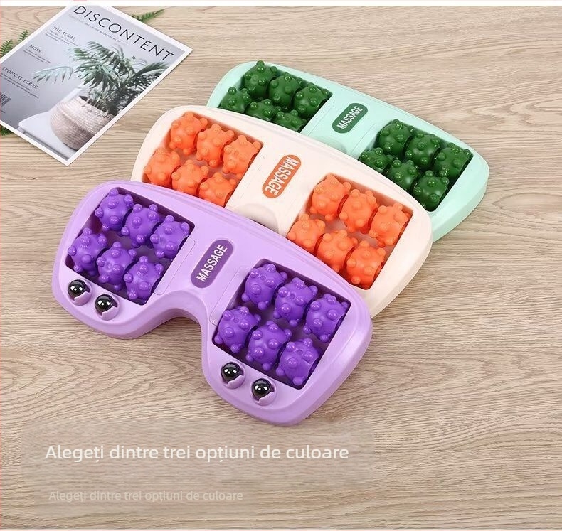 Masaj pentru picioare Cat's Paw – rolă cu bile magnetice, material PP, origine Hebei, ambalaj 60 buc.