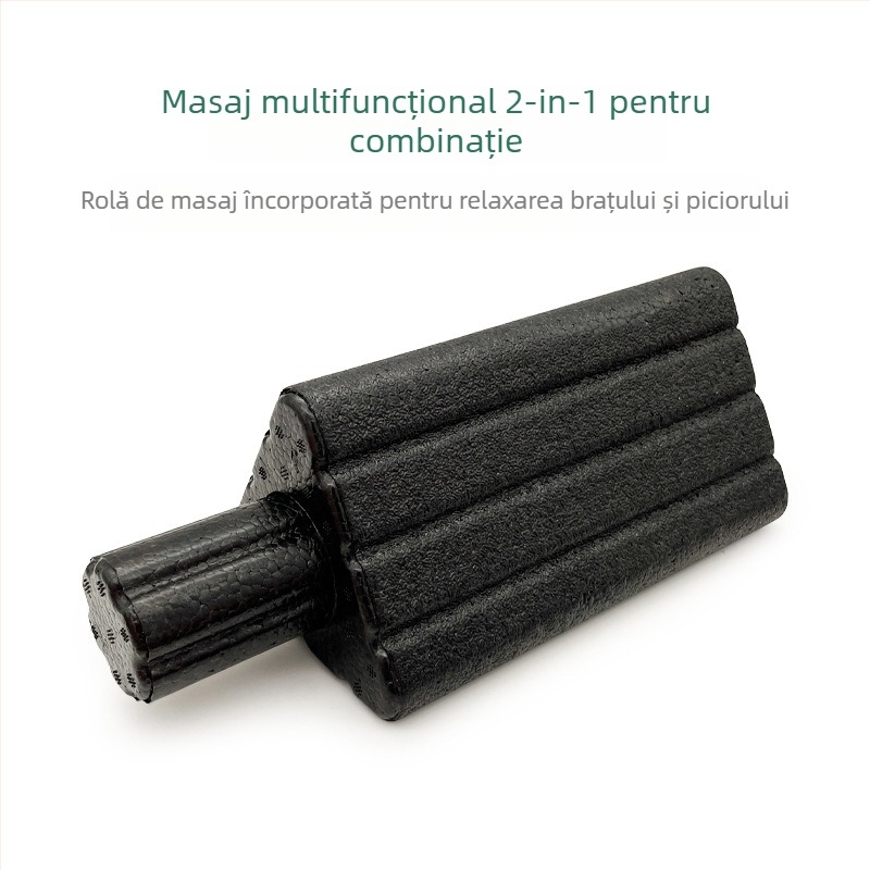 Cub yoga triunghi EVA – rolă de spumă pentru relaxarea mușchilor gleznei și masaj umeri-gât, funcție dublă
