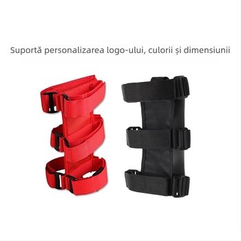 Curele pentru stingător cu Velcro - din nylon/poliester, pentru autovehicule și Jeep Wrangler, Huatuo Rong