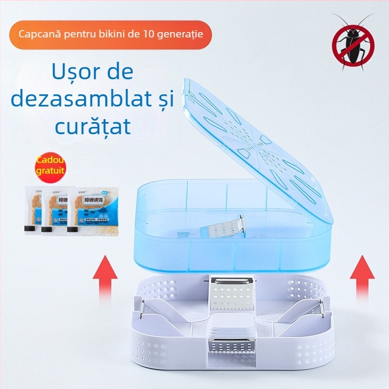 Capcană pentru gândaci Ju Hem | Model BJ-21, Netoxic, Formă solidă, Ambalare 100 bucăți