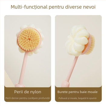 Perie de baie multifuncțională cu peri moi pentru masajul spatelui - Material PP - Ambalaj 216