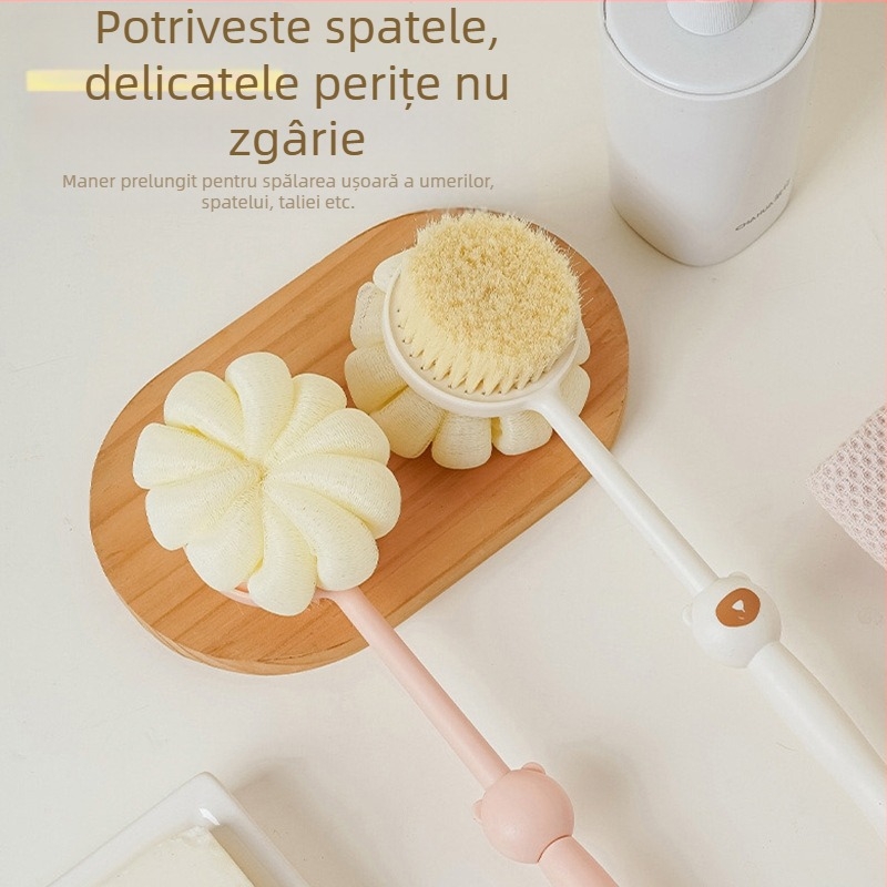 Perie de baie multifuncțională cu peri moi pentru masajul spatelui - Material PP - Ambalaj 216