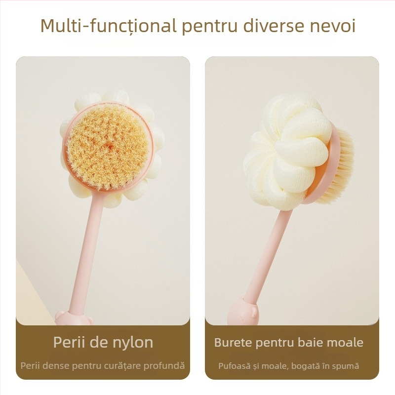 Perie de baie multifuncțională cu peri moi pentru masajul spatelui - Material PP - Ambalaj 216