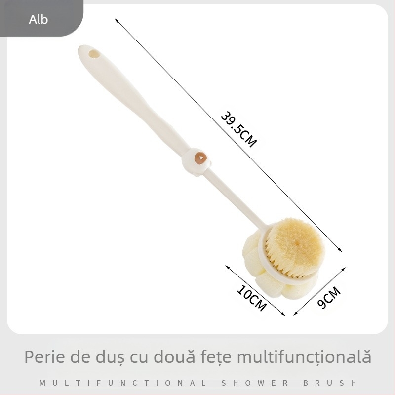 Perie de baie multifuncțională cu peri moi pentru masajul spatelui - Material PP - Ambalaj 216