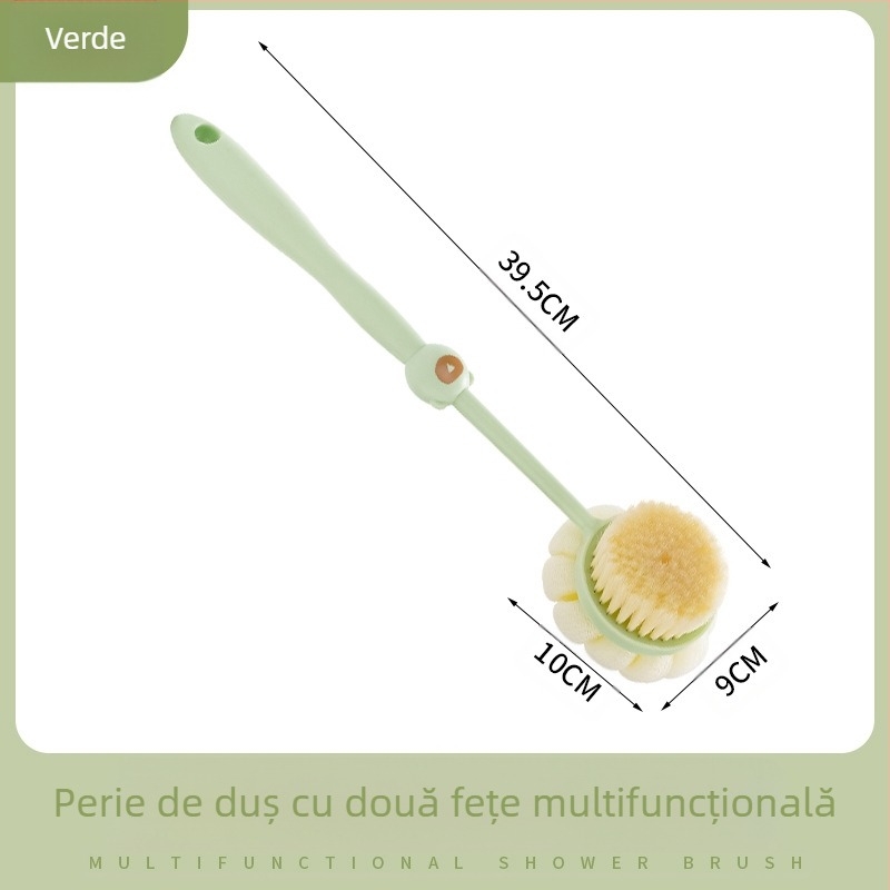 Perie de baie multifuncțională cu peri moi pentru masajul spatelui - Material PP - Ambalaj 216