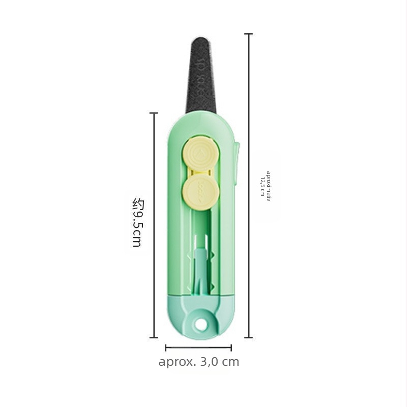 Cuțit de despachetare cu aspirație magnetică — SP SAUCE Art knife, materiale: ABS, oțel inoxidabil, magnet, teflon; greutate 28,5 g