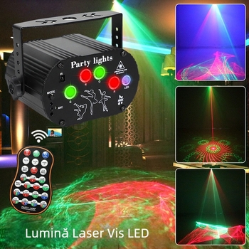 Lumină laser mini YSH-427 LED+laser IP22 5V Interior