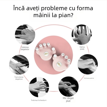 SOLO SP-140 Exercisor de degete pentru pian — material ABS, antrenor de forţă pentru degete, pentru instrumente muzicale