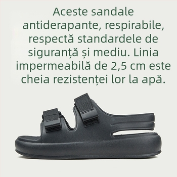 Sandale de plajă pentru copii – partea superioară EVA, Unisex, vârsta 4–16 ani, Vara 2024, Stil zilnic