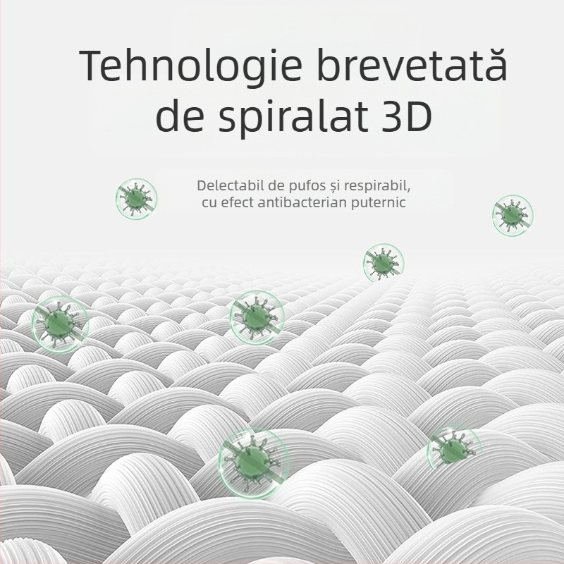 Yi Bao Minge de baie din nylon cu masaj în formă de floare – 500 buc., accesoriu de baie cu dublu scop
