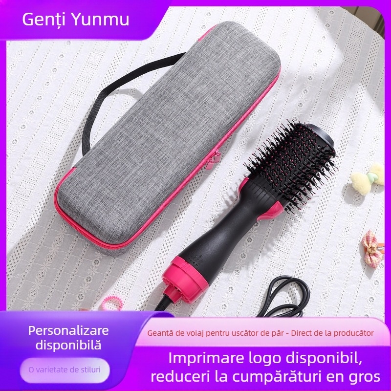 Cutie EVA pentru depozitare fier de păr și uscător de păr — ștanțare și cusut