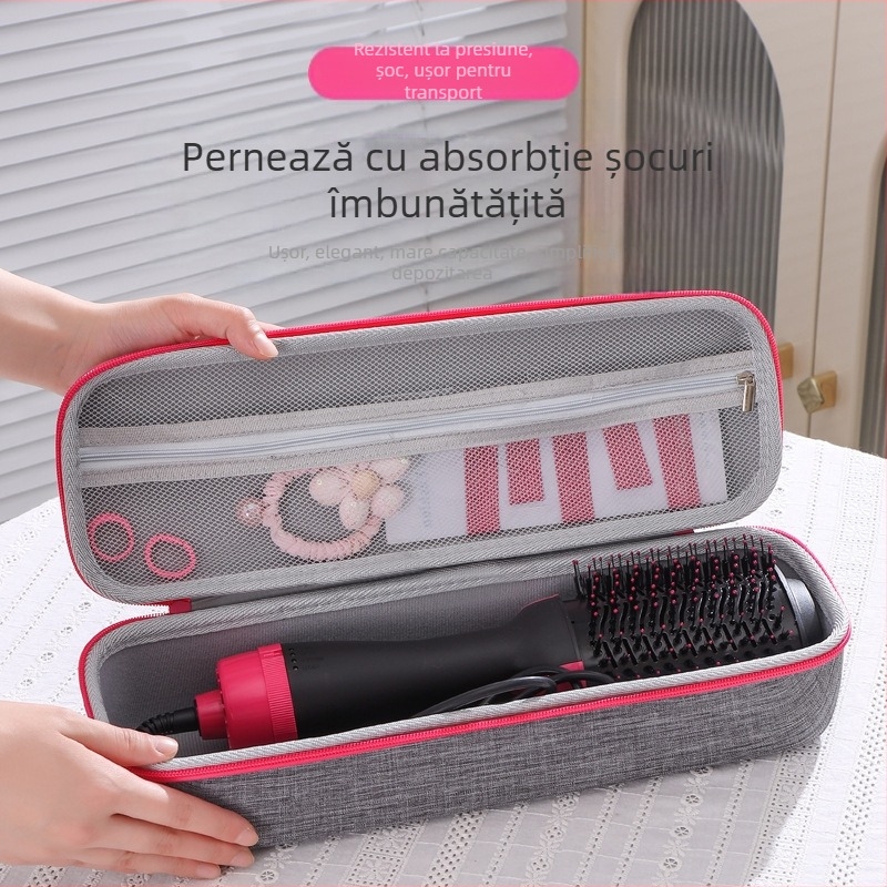 Cutie EVA pentru depozitare fier de păr și uscător de păr — ștanțare și cusut