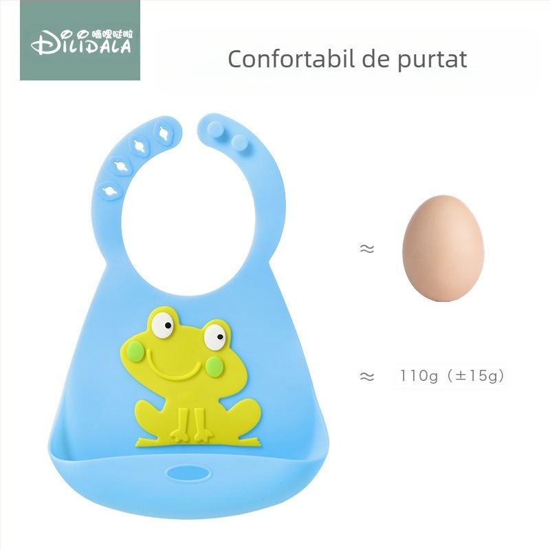 BIB silicon pentru bebeluși - impermeabil, ultra-moale, silicon alimentar, ușor de curățat