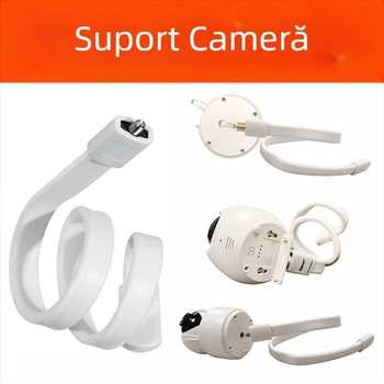 Suport pentru cameră tip domă, rotire 360°, aluminiu, șurub de montaj 1/4''-20, montaj fără găuri