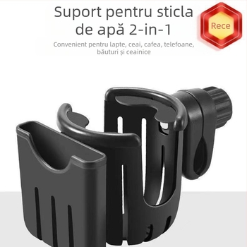 Suport pentru pahare și telefon – din plastic; suport pentru pahar 10×10×110.5 mm; suport pentru telefon 9.5×2.2×9 mm; Brand Gong Sheng