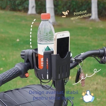 Suport pentru pahare și telefon – din plastic; suport pentru pahar 10×10×110.5 mm; suport pentru telefon 9.5×2.2×9 mm; Brand Gong Sheng