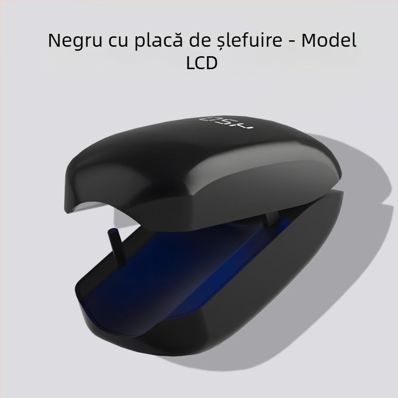 Lampă portabilă pentru manichiură cu afișaj digital, reîncărcabilă, trei LED-uri